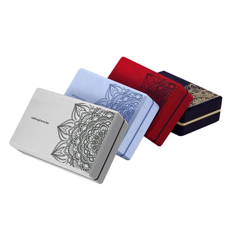 Patterned Yoga Block — product view 2